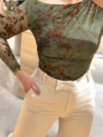 BODY VERDE COM PADRÃO FLORAL PONTO CHIC - Image 4