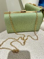 CLUTCH CINTILANTE VERDE PONTO CHIC - Image 3