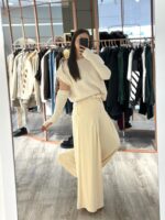 CAMISOLA TRICOT CRU COM MANGUITOS DIXIE