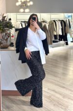 CALÇA DE LANTEJOULAS PRETA IMPERIAL - Image 2