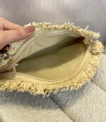 CLUTCH MEIA LUA CASTANHA PALHA PONTO CHIC - Image 3