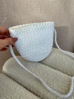 MALA ENTRANÇADA BRANCA PONTO CHIC