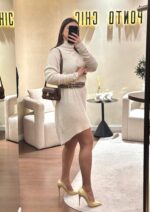 VESTIDO DE MALHA CRU DIXIE - Image 3