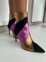 BOTA METALIZADA DE SALTO ALTO RINASCIMENTO - Image 2