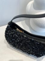 BOLSA PRETA COM LANTEJOULAS RINASCIMENTO - Image 3