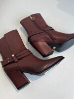 BOTA CANO MÉDIO BORDÔ COM FIVELA RINASCIMENTO