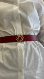 CINTO VERMELHO COM FECHO DE PINO RINASCIMENTO