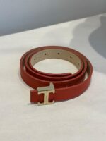 CINTO LARANJA COM FIVELA DOURADA IMPERIAL