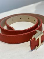 CINTO LARANJA COM FIVELA DOURADA IMPERIAL - Image 3