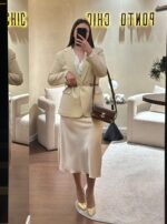 SAIA MIDI EM CETIM CRU DIXIE