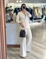 BLAZER CREME COM BOTÕES E LAPELAS FORRADOS IMPERIAL - Image 3