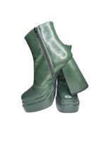 BOTA PLATAFORMA DE SALTO ALTO VERDE RINASCIMENTO