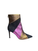 BOTA METALIZADA DE SALTO ALTO RINASCIMENTO