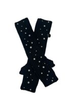 LUVAS PRETAS COM APLICAÇÕES DE PÉROLAS RINASCIMENTO - Image 2