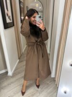 CASACO CASTANHO COM PELO PONTO CHIC - Image 3