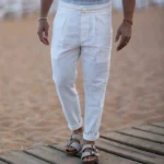 CALÇA DE LINHO BRANCA ZOLF - Image 2