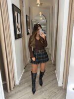 CAMISOLA CASTANHA COM RENDA PONTO CHIC - Image 2