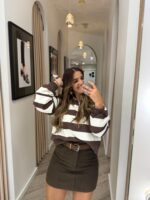 SAIA CASTANHA CURTA PONTO CHIC - Image 2