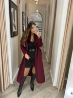 CASACO BORDEAUX COM PELO PONTO CHIC - Image 3