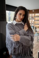 CAMISOLA DE MALHA CINZA DIXIE - Image 5