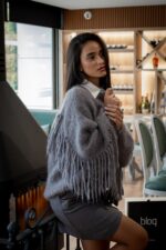 CAMISOLA DE MALHA CINZA DIXIE