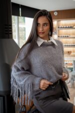 CAMISOLA DE MALHA CINZA DIXIE - Image 7