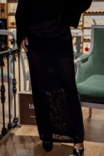 SAIA MIDI PRETA COM TULE IMPERIAL - Image 2