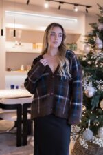 CARDIGAN XADREZ CASTANHO IMPERIAL - Image 3