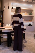 POLO CASTANHO E BEGE PONTO CHIC - Image 5