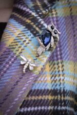 BLAZER PADRÃO TARTAN LILÁS E AMARELO DIXIE - Image 6