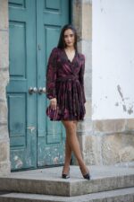 VESTIDO ESTAMPADO FLORAL PONTO CHIC