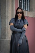 VESTIDO COLETE PRETO EM EFEITO PELE IMPERIAL - Image 3