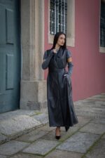 VESTIDO COLETE PRETO EM EFEITO PELE IMPERIAL - Image 2