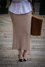 SAIA DE MALHA BEGE DIXIE - Image 4