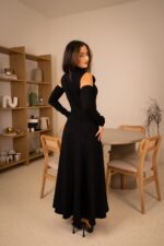 VESTIDO PRETO COM MANGUITOS IMPERIAL - Image 6