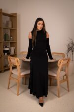 VESTIDO PRETO COM MANGUITOS IMPERIAL - Image 2