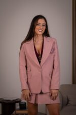 BLAZER ROSA COM EMBLEMA BORDADO SAHOCO - Image 2