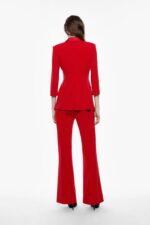 CALÇA VERMELHA DE CORTE CLÁSSICO IMPERIAL - Image 2