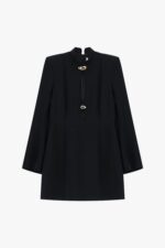 VESTIDO PRETO COM DETALHES DOURADOS IMPERIAL - Image 4