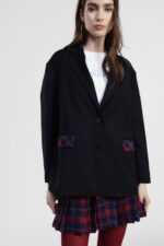 BLAZER PRETO COM DETALHES XADREZ DIXIE - Image 5