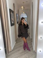 CASACO BOMBER CASTANHO PONTO CHIC - Image 2