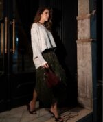 MALHA TRICOT CRU COM CORAÇÕES RUGA - Image 2