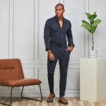 CAMISA STRETCH EASY-IRON PRETA SLIM FIT ZOLF - Image 2