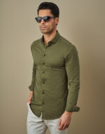 CAMISA STRETCH EASY IRON VERDE ZOLF