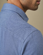 CAMISA STRETCH EASY IRON ESPINHA  AZUL ZOLF - Image 3