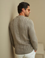 CAMISOLA TRICOT TRANÇADA TAUPE ZOLF - Image 2