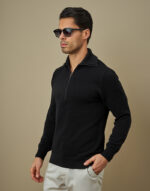 CAMISOLA TRICOT GOLA E FECHO PRETO ZOLF - Image 2