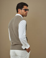 COLETE TRICOT DECOTE V TAUPE ZOLF - Image 3