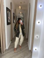 CASACO ACOLCHOADO VERDE COM CAPUZ PONTO CHIC - Image 3