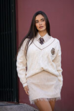 MINI SAIA OFF WHITE FLUFF ICEBERG WOMEN